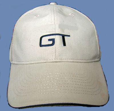 Embroidered GT \"wet noodle\" golf cap