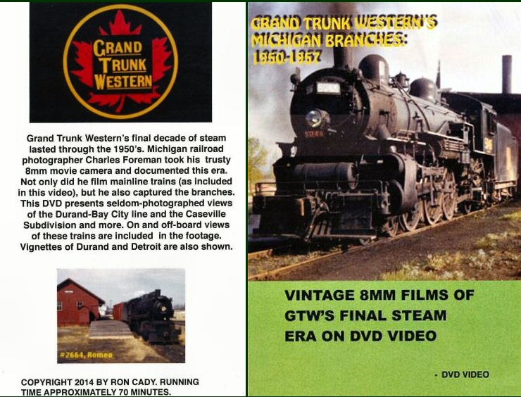 DVD - Grand Trunk Western's Michigan Branches